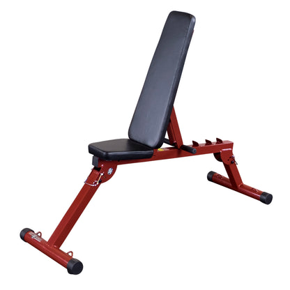 Best Fitness Folding Flat Incline Decline (FID) Bench BFFID10R