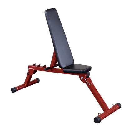 Best Fitness Folding Flat Incline Decline (FID) Bench BFFID10R