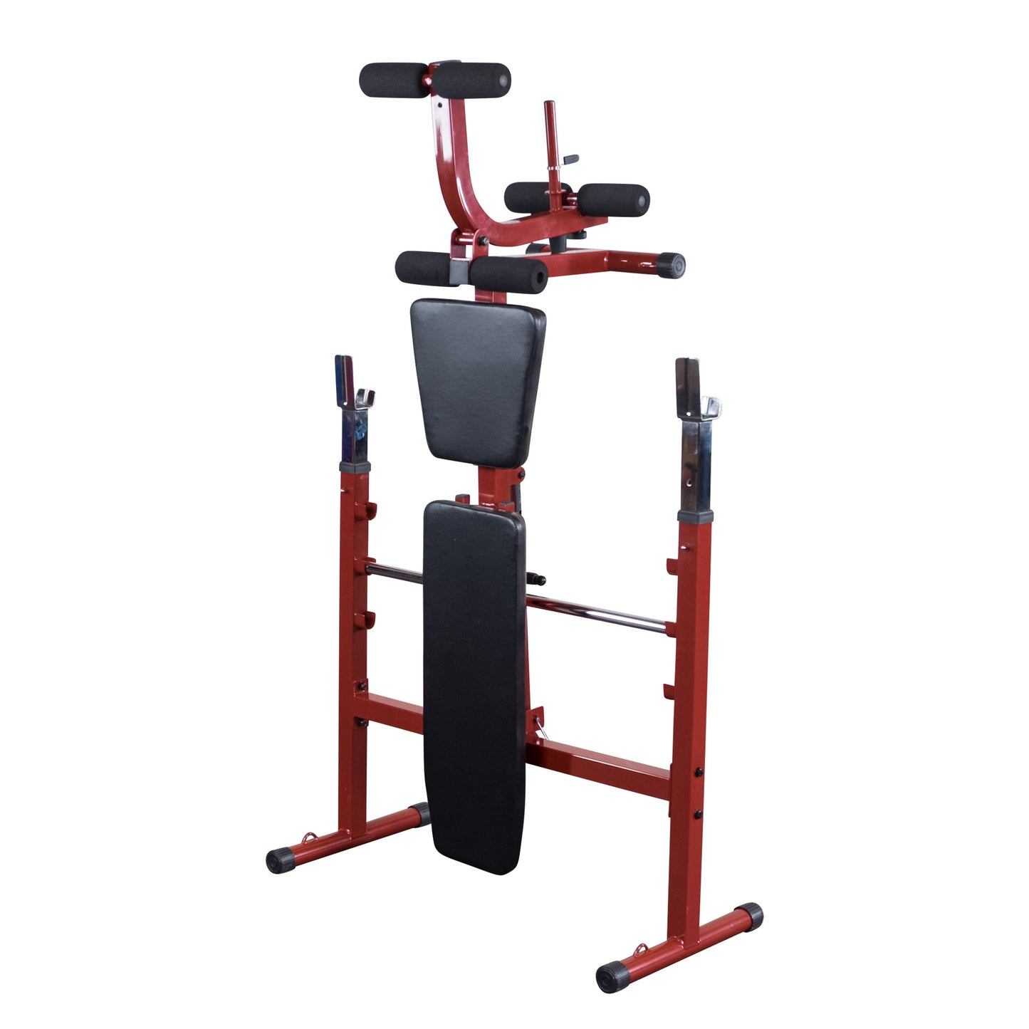 Best Fitness Folding Olympic Bench with Leg Developer BFOB10R