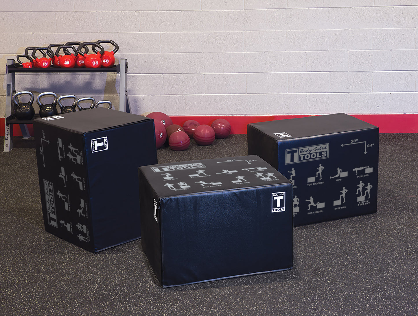 Body Solid BSTSPBOX Soft Sided Plyo Box