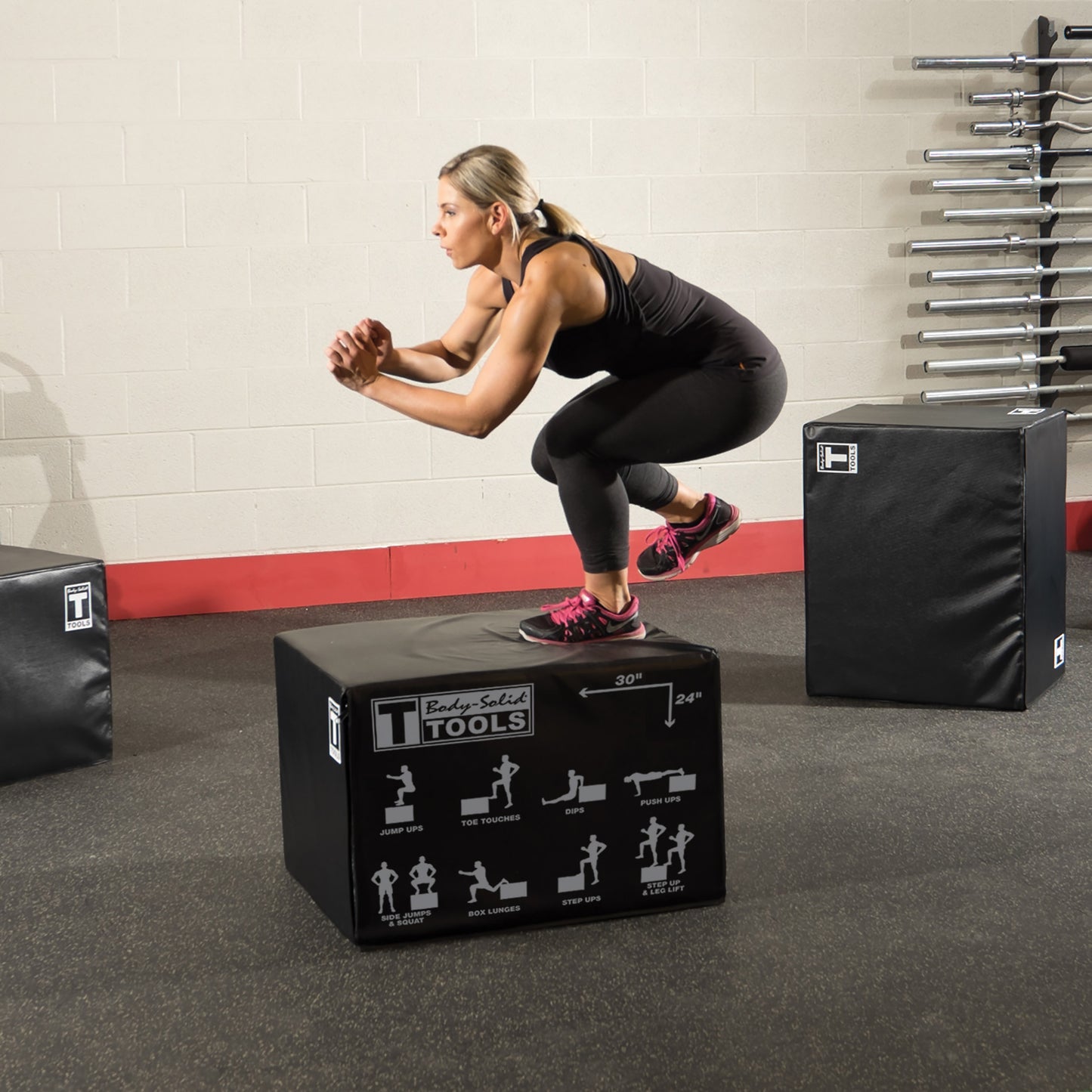 Body Solid BSTSPBOX Soft Sided Plyo Box