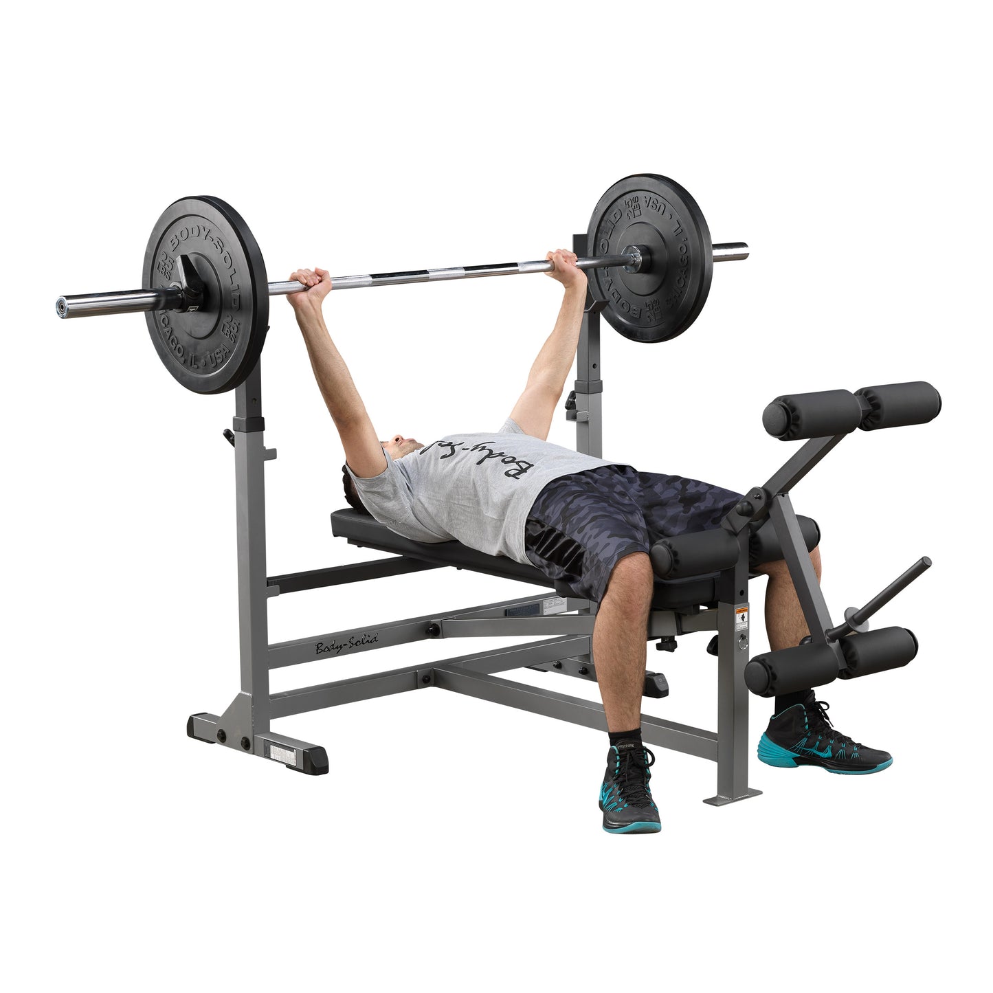 Body-Solid PowerCenter Rack Bench Combo GDIB46L