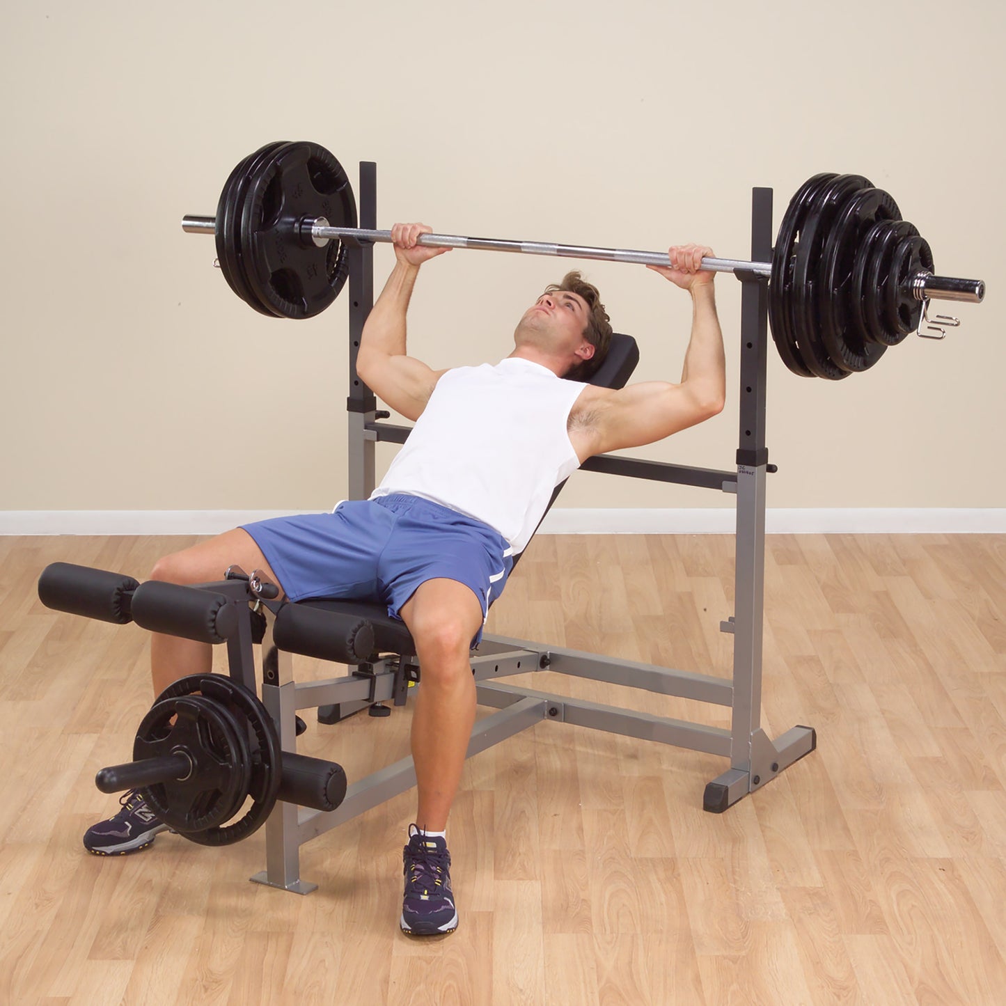 Body-Solid PowerCenter Rack Bench Combo GDIB46L