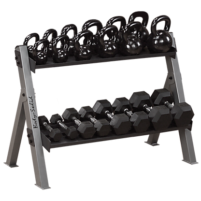 Body-Solid Dumbbell & Kettlebell Rack GDKR100