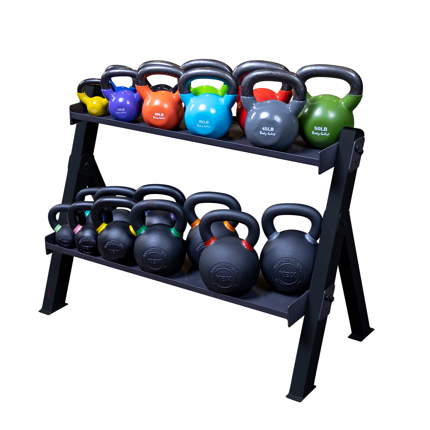 Body-Solid Dumbbell & Kettlebell Rack GDKR100