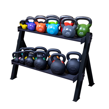 Body-Solid Dumbbell & Kettlebell Rack GDKR100