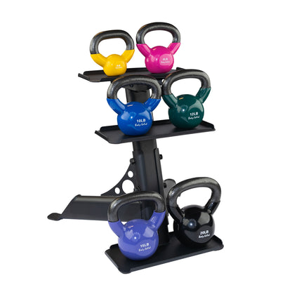 Body-Solid 3-Tier Kettlebell Rack GDKR50B