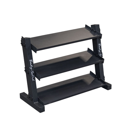 Body-Solid 3-Tier Vinyl/Neoprene Dumbbell Rack GDR34B