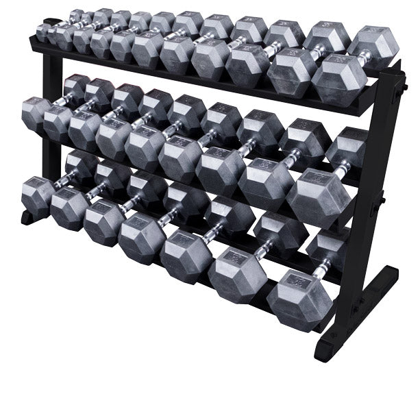 Body-Solid 60" 2-Tier Dumbbell Rack GDR60B