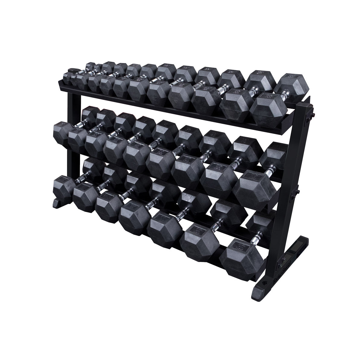 Body-Solid 60" 2-Tier Dumbbell Rack GDR60B