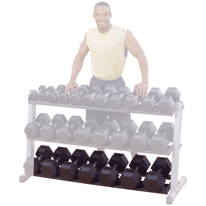 Body-Solid 60" Dumbbell Shelf GDRT6B