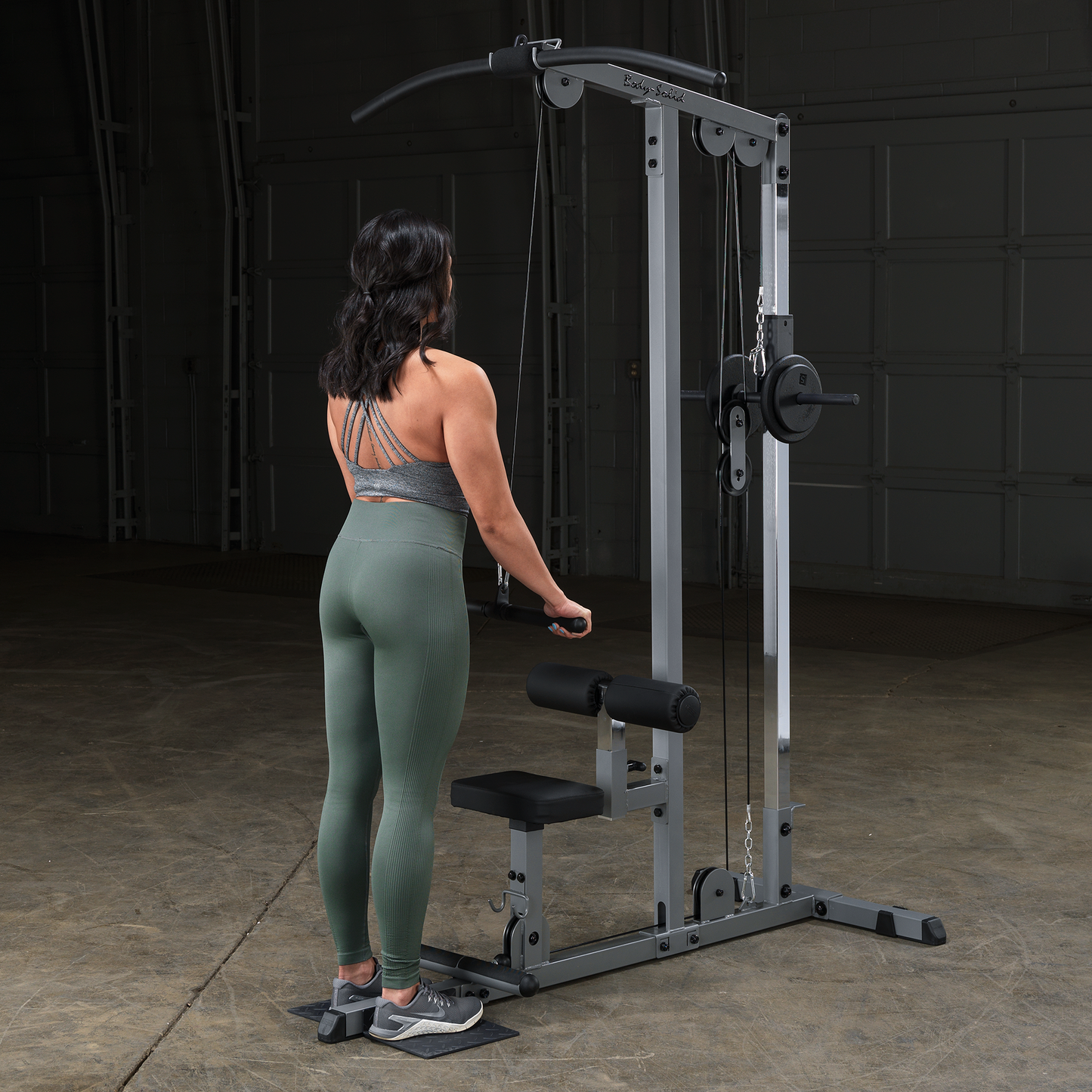 Body-Solid Pro Lat Pulldown Low Row Machine GLM83