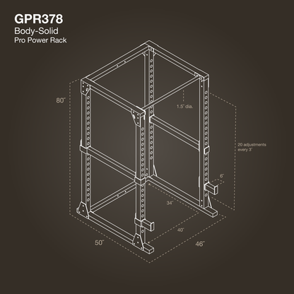 Body-Solid GPR378 Power Rack