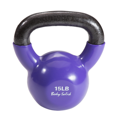 Body-Solid Vinyl Coated Kettlebells KBV