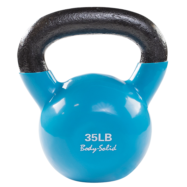 Body-Solid Vinyl Coated Kettlebells KBV