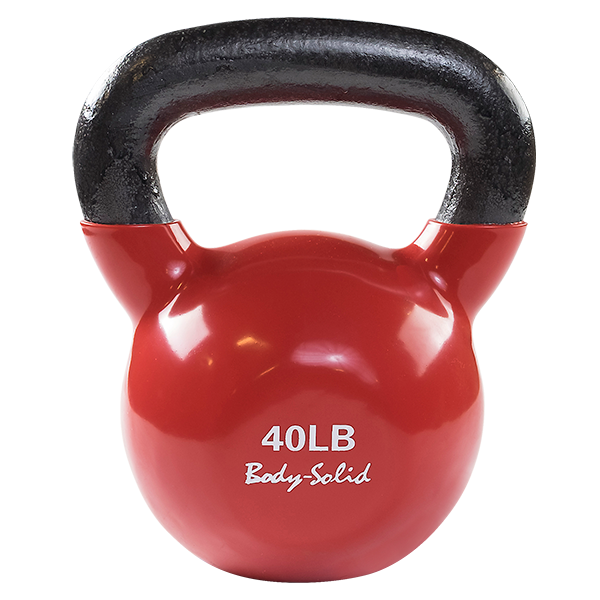 Body-Solid Vinyl Coated Kettlebells KBV