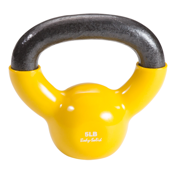 Body-Solid Vinyl Coated Kettlebells KBV