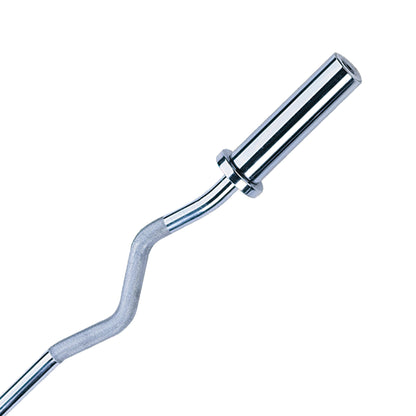 Body-Solid 47" Chrome Olympic EZ Curl Bar OB47C