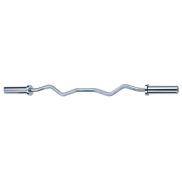 Body-Solid 47" Chrome Olympic EZ Curl Bar OB47C