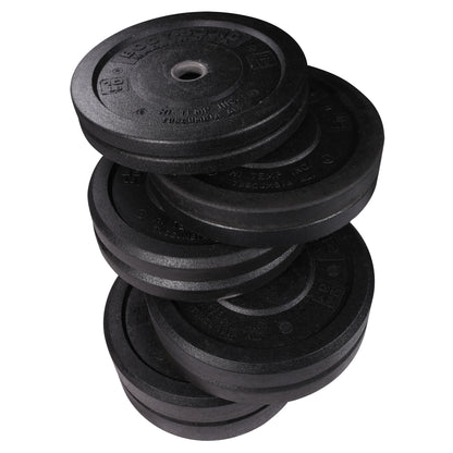 Body-Solid 260lb USA Premium Rubber Bumper Plate Set OBPH260