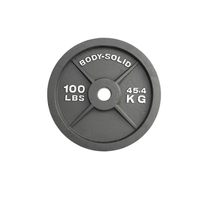 Body-Solid Cast Iron Olympic Weight Plates OPB