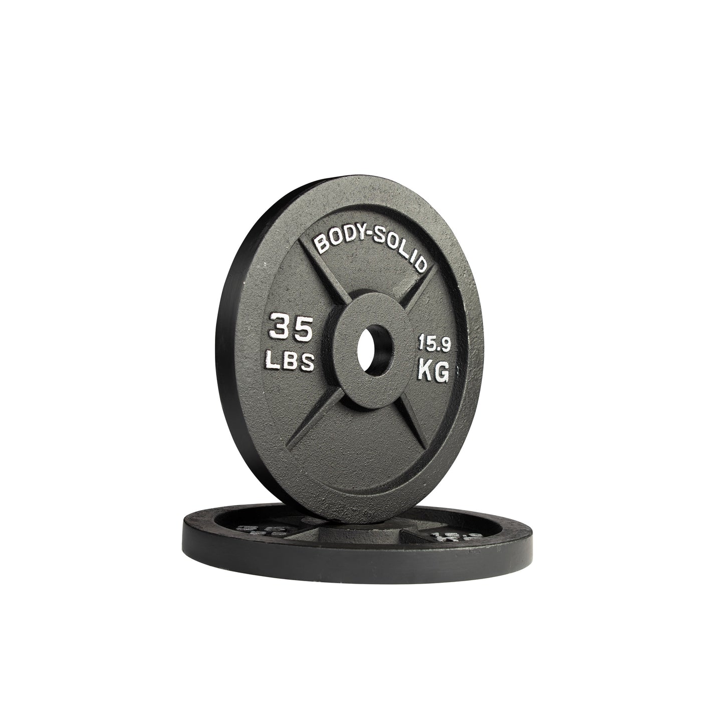 Body-Solid Cast Iron Olympic Weight Plates OPB