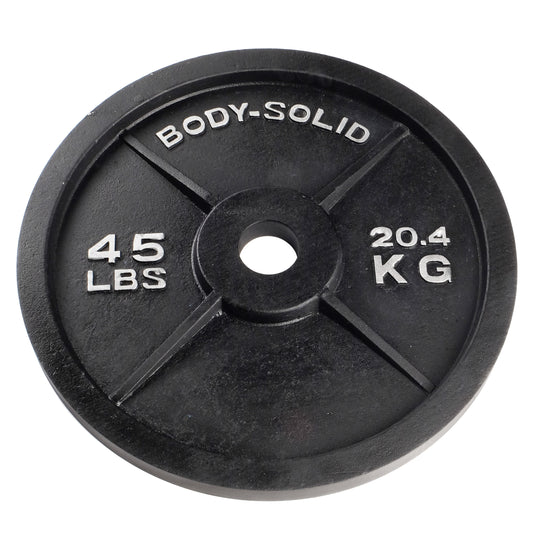 Body-Solid Cast Iron Olympic Weight Plates OPB