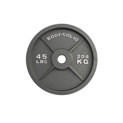 Body-Solid Cast Iron Olympic Weight Plates OPB