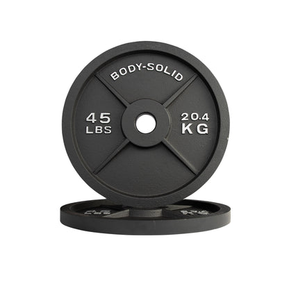 Body-Solid Cast Iron Olympic Weight Plates OPB