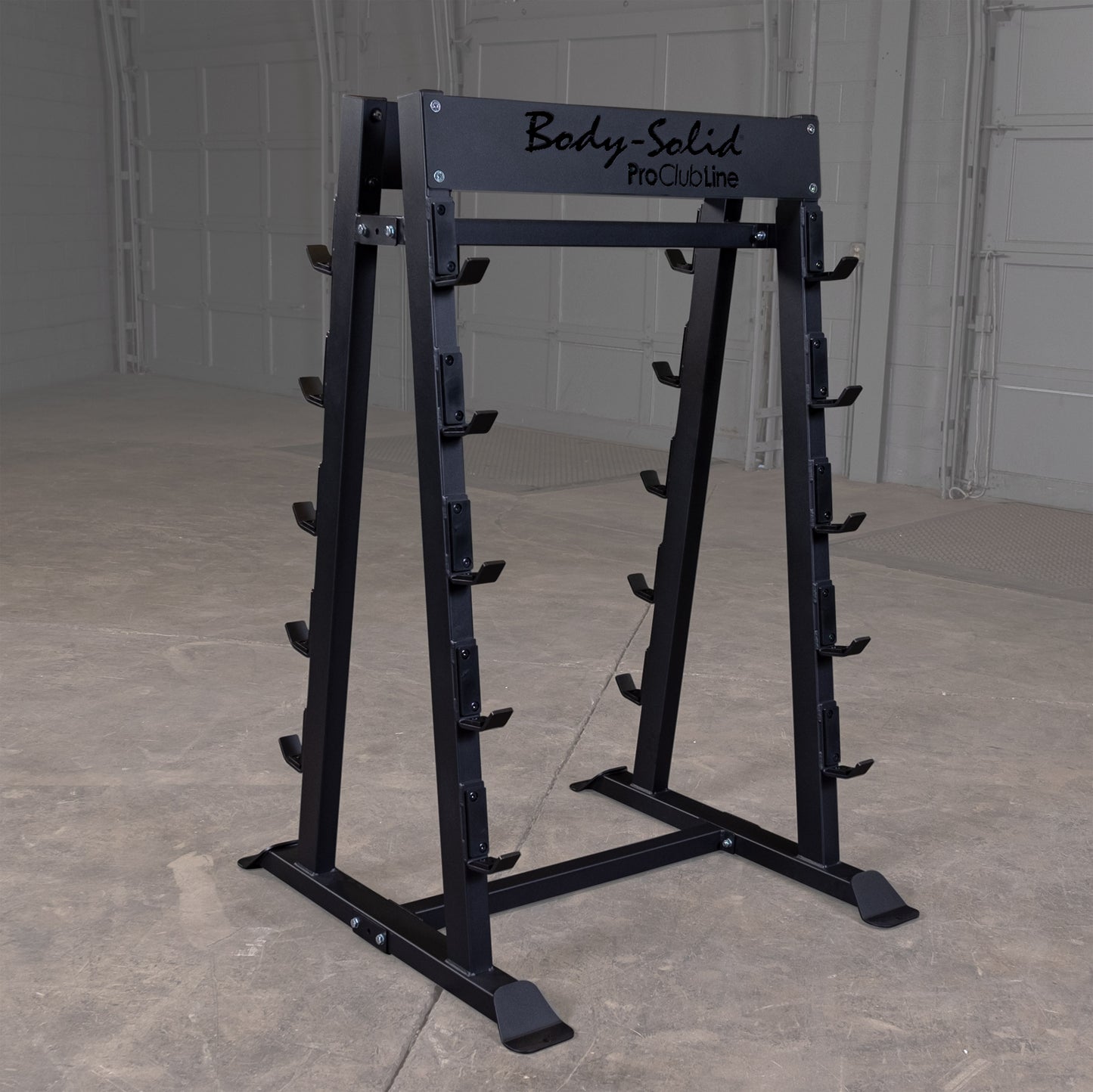 Body-Solid Pro Clubline Fixed Weight Barbell Rack SBBR100