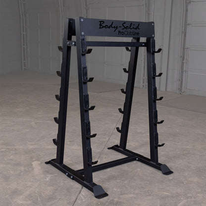 Body-Solid Pro Clubline Fixed Weight Barbell Rack SBBR100