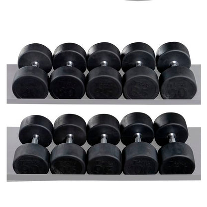 Body-Solid Rubber Round Dumbbell Set SDPS