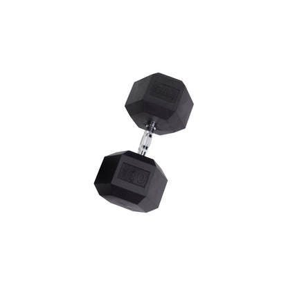 Body-Solid Rubber Hex Dumbbells SDR