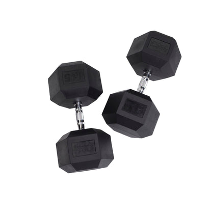 Body-Solid Rubber Hex Dumbbells SDR