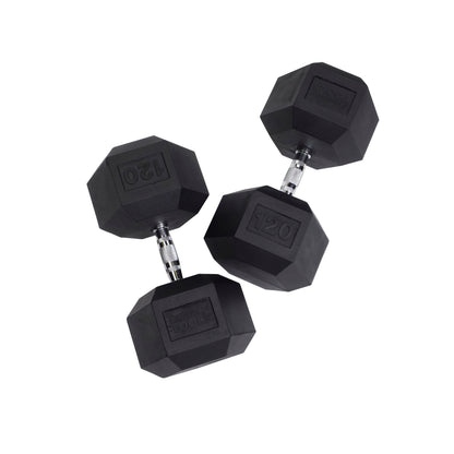 Body-Solid Rubber Hex Dumbbells SDR