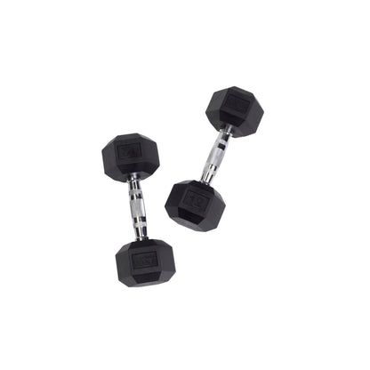 Body-Solid Rubber Hex Dumbbells SDR