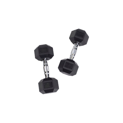 Body-Solid Rubber Hex Dumbbells SDR