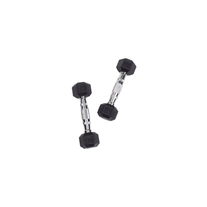 Body-Solid Rubber Hex Dumbbells SDR