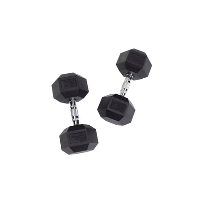 Body-Solid Rubber Hex Dumbbells SDR