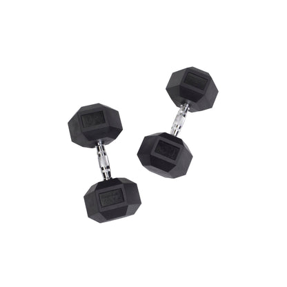 Body-Solid Rubber Hex Dumbbells SDR