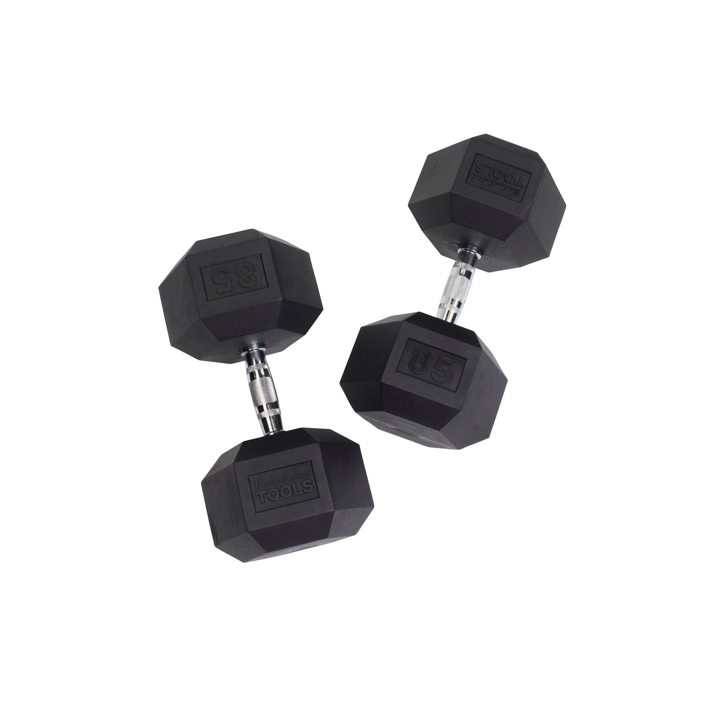 Body-Solid Rubber Hex Dumbbells SDR