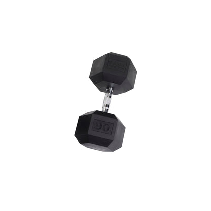 Body-Solid Rubber Hex Dumbbells SDR