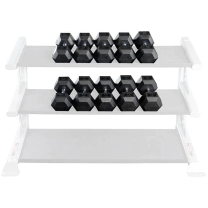 Body-Solid Rubber Hex Dumbbell Sets SDRS