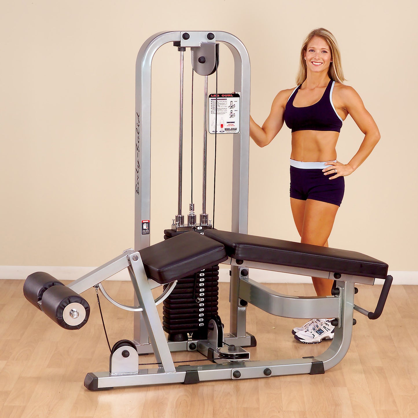 Body-Solid Pro Clubline Leg Curl Machine SLC400G