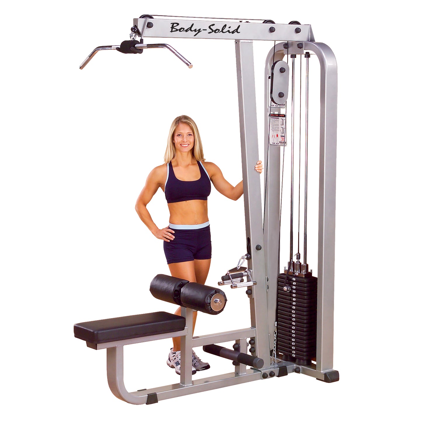 Body-Solid Pro Clubline Lat Pull Mid Row SLM300G